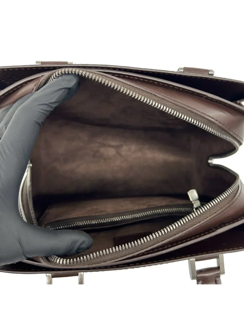 Louis Vuitton Pont Neuf Epi Leather Mini Boston Bag Mocha Brown